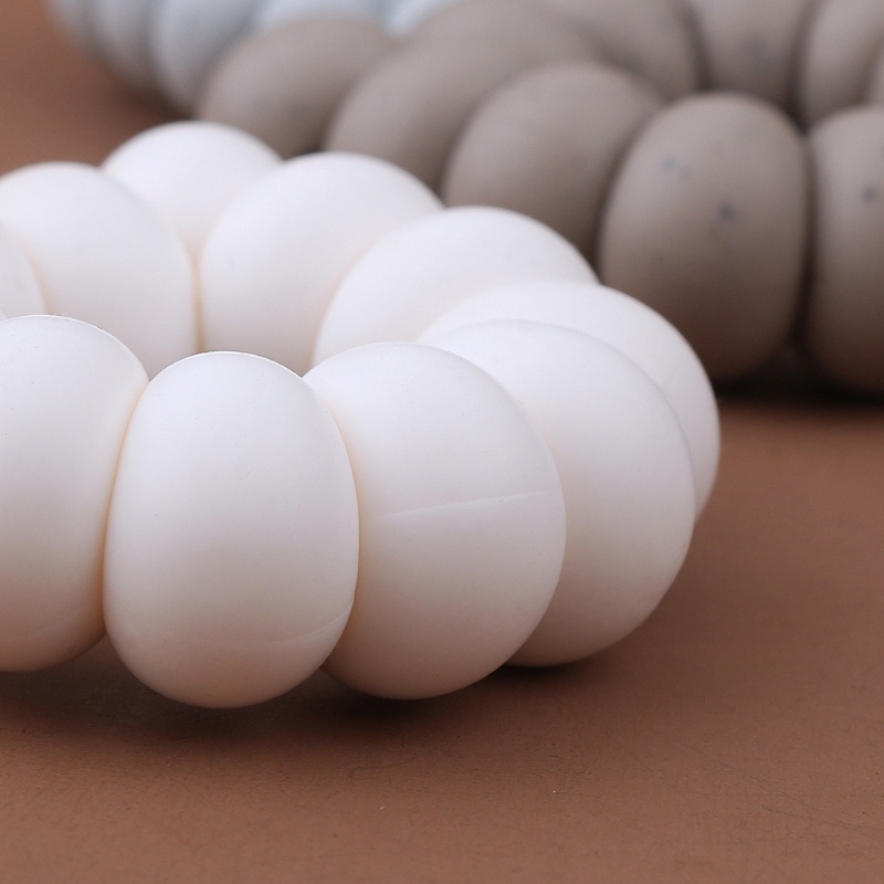Vòng Tay Đồ Chơi Hạt Silicone Cấp Thực Phẩm Cho Bé Gặm Nướu