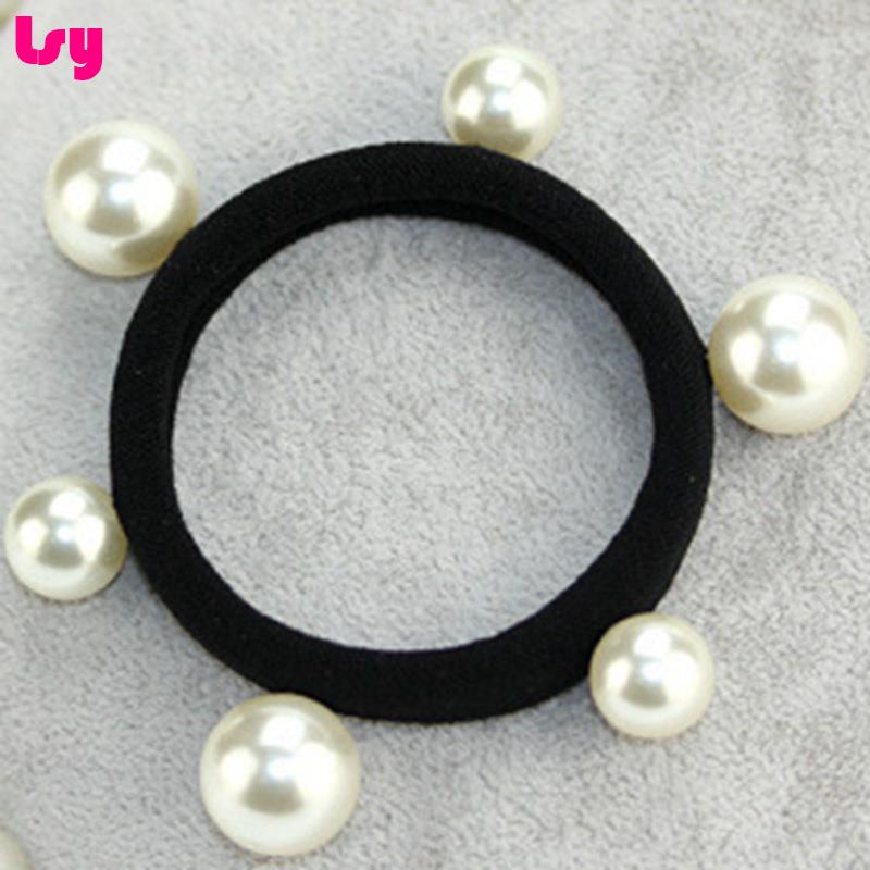 Knotted small fresh pearl towel ring