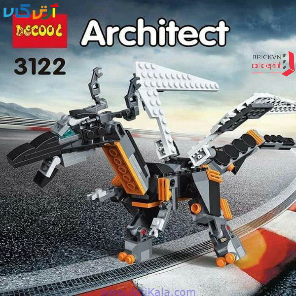 Bộ đồ chơi xếp hình trí tuệ mô hình LEGO 36in1