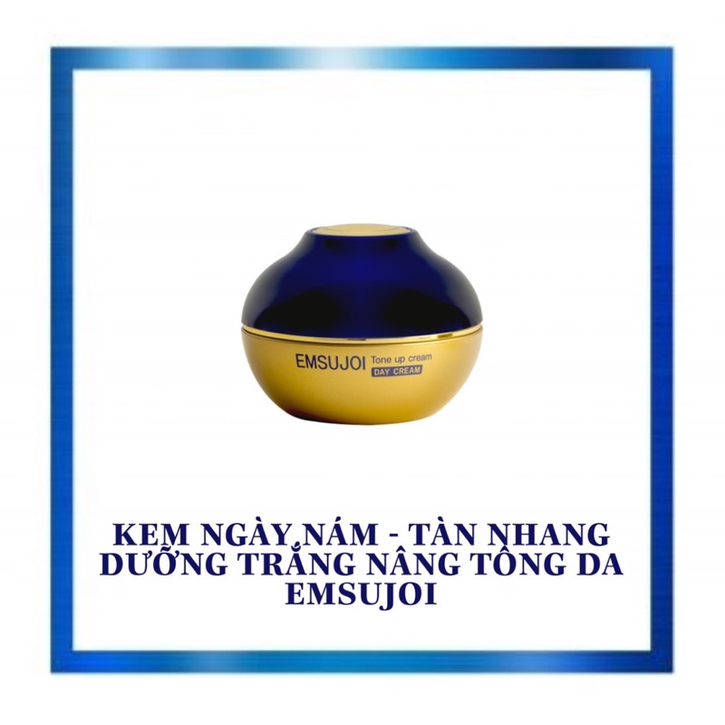Kem dưỡng trắng nâng tone ngày đêm EMSUJOI TONE UP CREAM DAY&NIGHT
