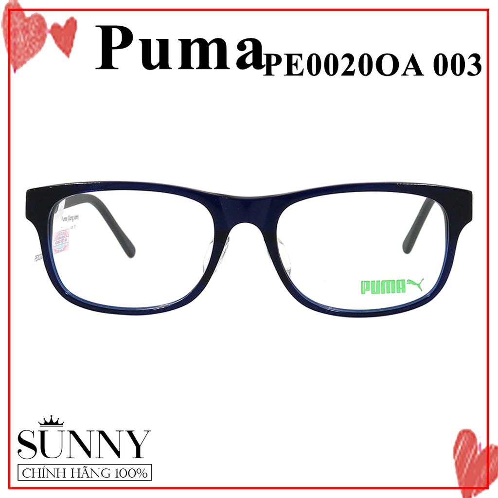 Gọng kính nam nữ chính hãng Puma PE0020OA màu sắc thời trang, thiết kế dễ đeo bảo vệ mắt