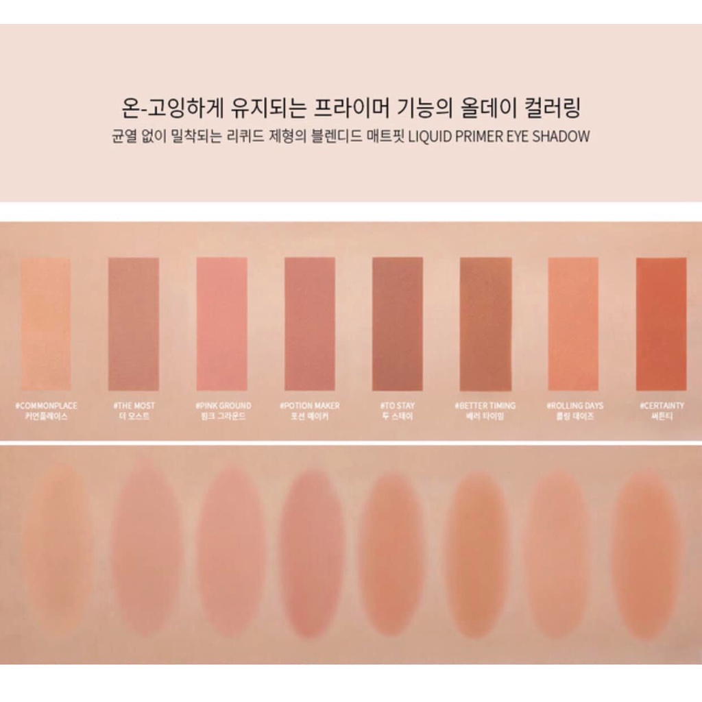 Phấn mắt dạng kem 𝟑𝐂𝐄 𝐋𝐈𝐐𝐔𝐈𝐃 𝐏𝐑𝐈𝐌𝐄𝐑 𝐄𝐘𝐄 𝐒𝐇𝐀𝐃𝐎𝐖 | BigBuy360 - bigbuy360.vn