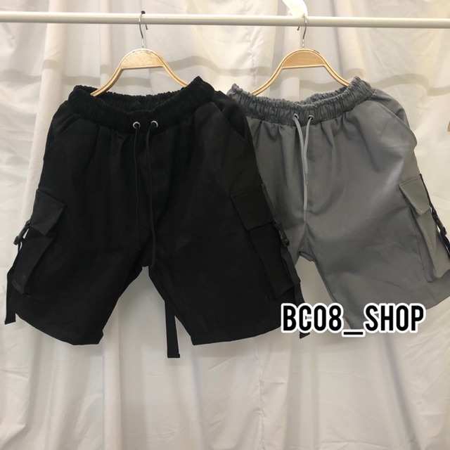Quần Short Túi Hộp Unisex Chất vải Kaki Mềm co giãn cao cấp phong cách ulzzang BC043 | BigBuy360 - bigbuy360.vn