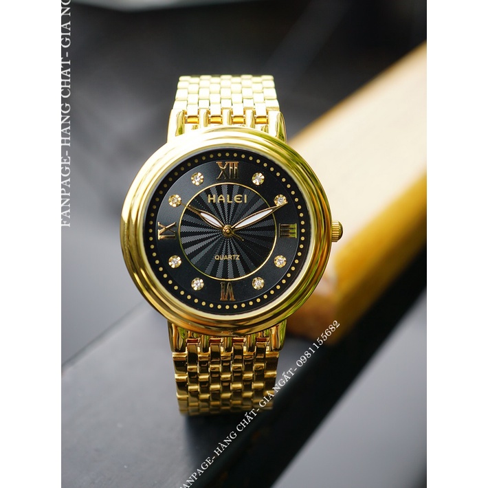 [Giá Xả Kho 50% đơn 0đ] Đồng Hồ Nam Mặt Tròn Halei Dây Thép Chống Gỉ Chống Xước Đồng Hồ Kim Chống Nước | BigBuy360 - bigbuy360.vn