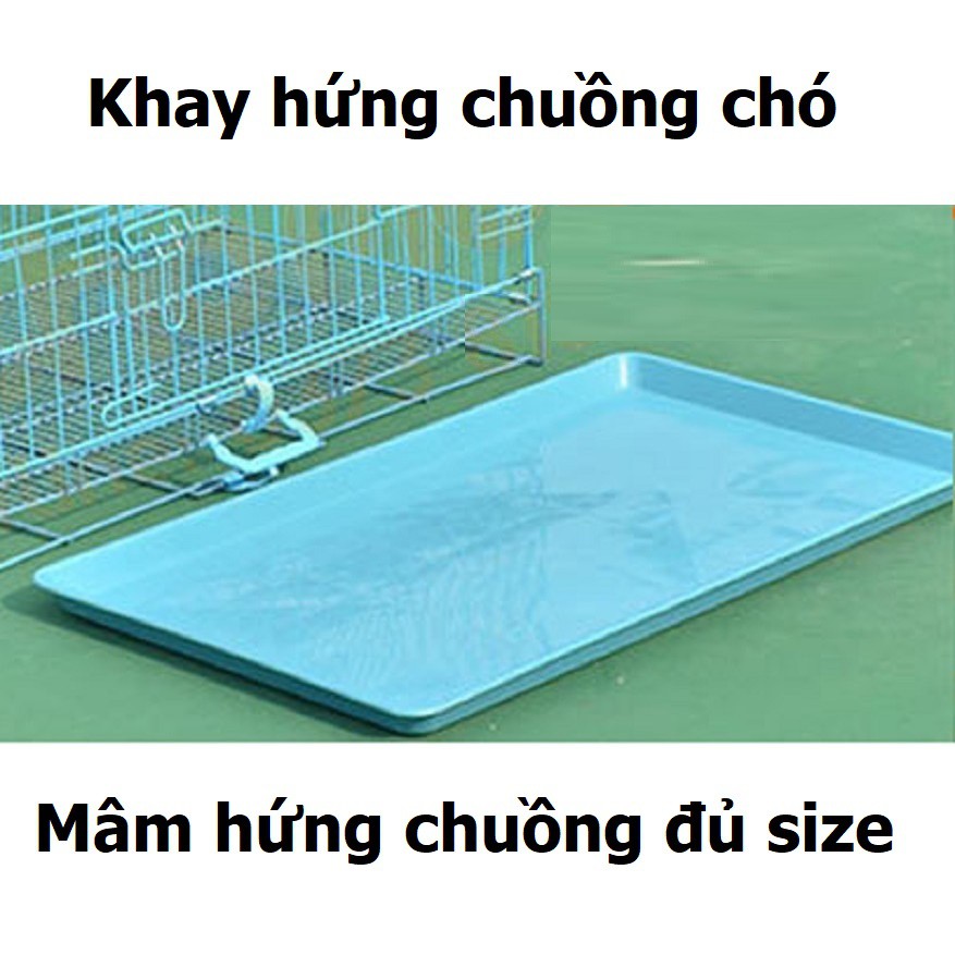 HN- Mâm hứng Chuồng Lồng dạng Khay vệ sinh cho chó mèo hứng kít lồng chó mèo khay hứng chuồng thú cưng