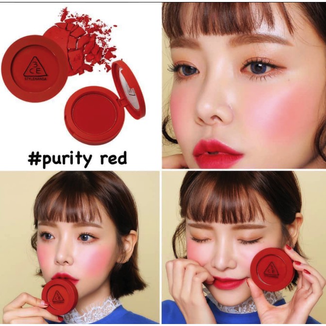 Má hồng purity red 3ce