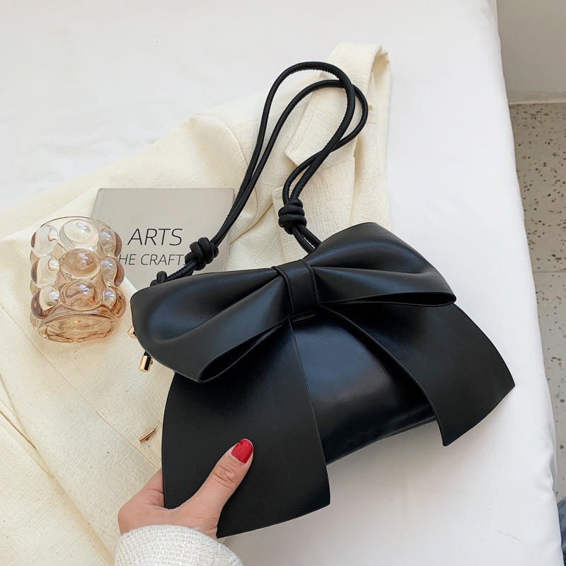 Túi Xách Đeo Vai Hình Vuông Cỡ Nhỏ Đính Nơ Xinh Xắn Thời Trang Cho Nữ