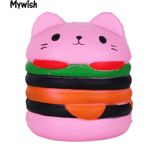 Đồ chơi Squishy hình bánh hamburger  MS9339