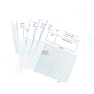 Combo 10 xấp giấy kiểm tra