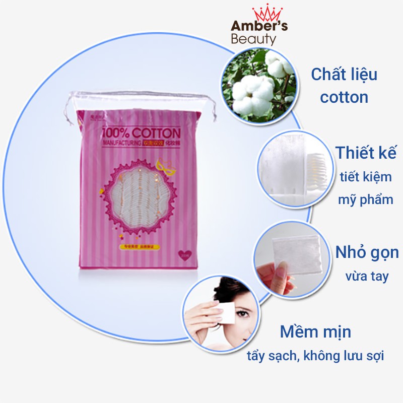 Bông tẩy trang Cotton Pad chính hãng 200-222 miếng  Nội Địa Trung Quốc L1742 | BigBuy360 - bigbuy360.vn
