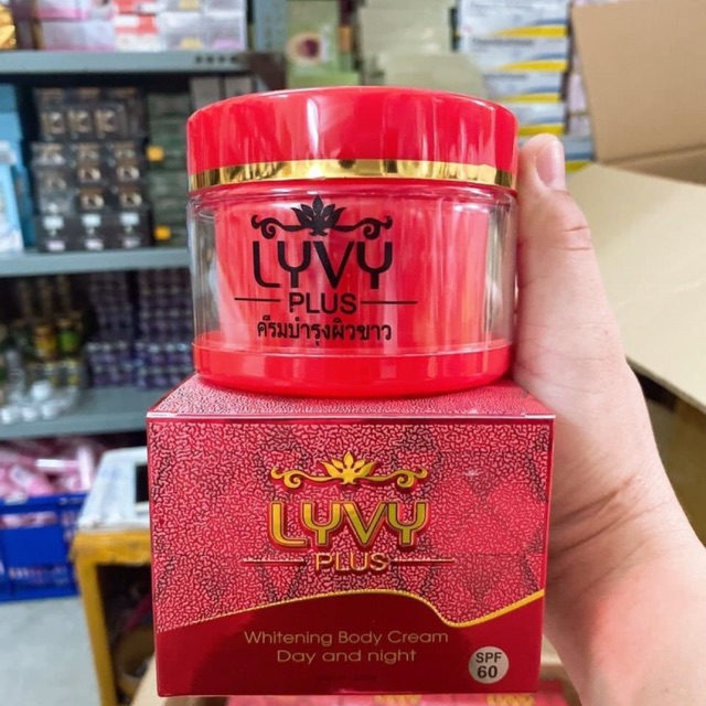 KEM BODY LYVY PLUS ĐỎ NGÀY VÀ ĐÊM 250GR