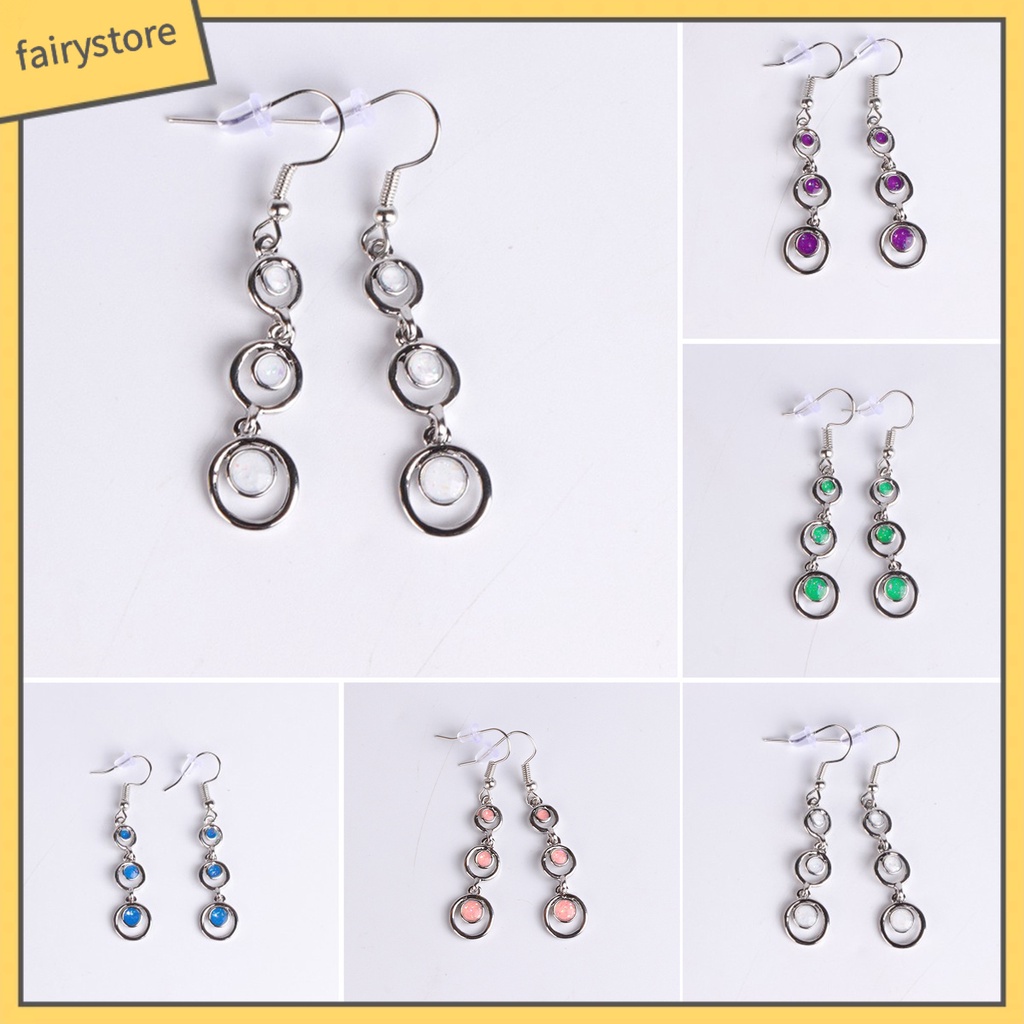 Đôi Khuyên Tai Dáng Dài Chất Liệu Thép Không Gỉ