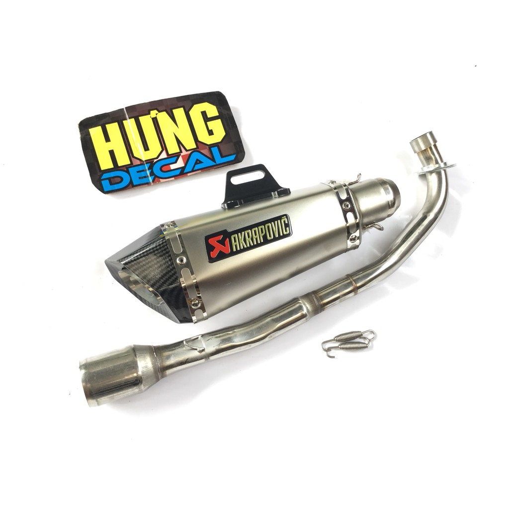 Pô akapovic bạc hàng xịn - Lon không cổ