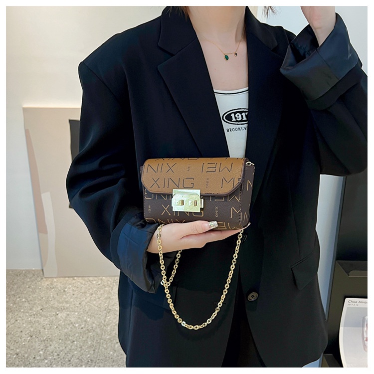Túi Đeo JASMIN NOIR Chéo In Chữ Thời Trang Dành Cho Nữ