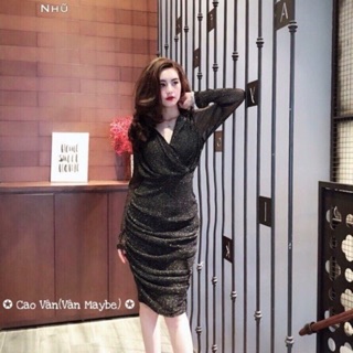 Váy body kim sa