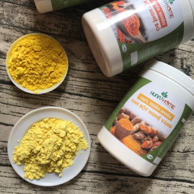 Tinh bột nghệ vàng pha đỏ nguyên chất