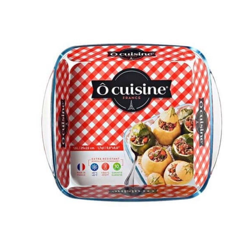 Ocuisine - Khay bánh hình vuông - 25x22x7cm