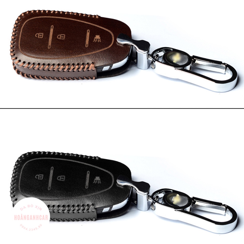 Bao da chìa khoá các dòng xe ô tô Chevrolet, bọc chìa khoá ốp khoá Chevrolet chât liệu da bò hoàn thiện bằng tay