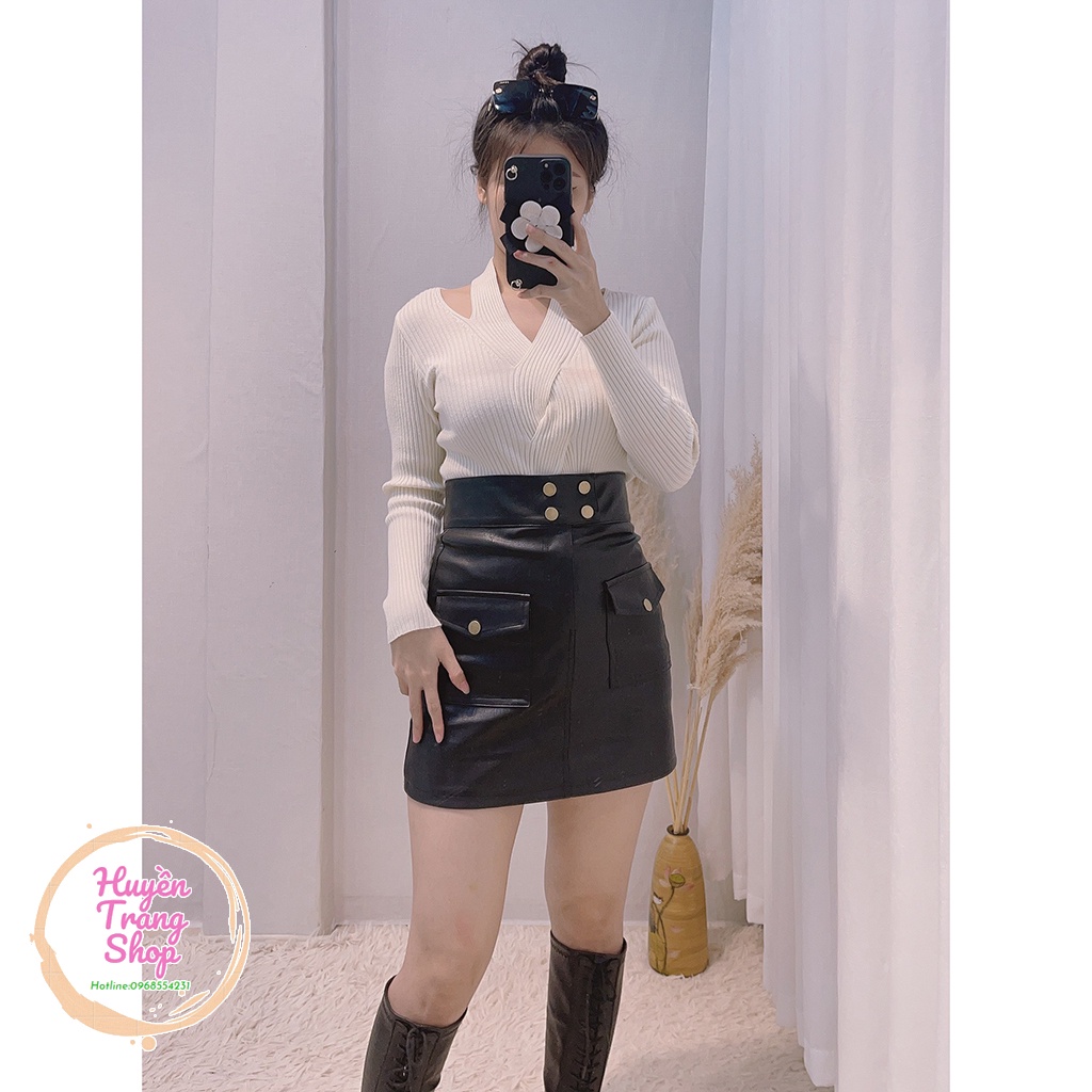 Chân váy da HOT HIT | BigBuy360 - bigbuy360.vn