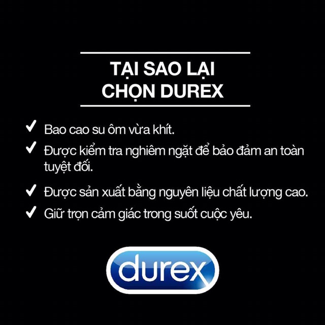 Bao cao su Durex Invisible