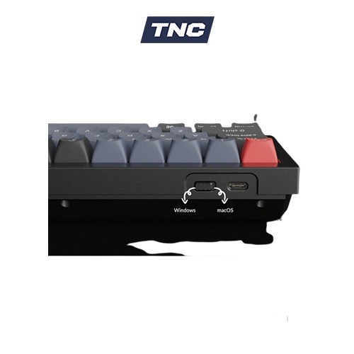 Kit Bàn Phím Cơ Keychron Q2 Barebone - Silver Grey - Có Knob  bảo hành chính hãng