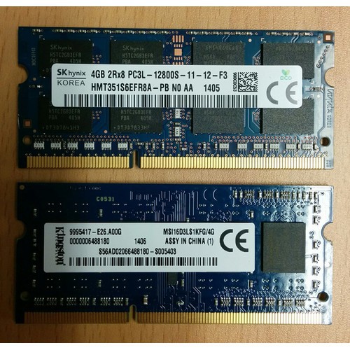 Ram laptop 4G DDR3L bus 1600 (PC3L-12800S)- hàng tháo máy đồng bộ