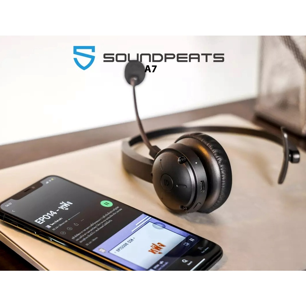 Tai nghe Chụp tai SoundPeats A7 mới 100% nguyên Seal chính hãng bảo hành 12 tháng | Họp hội thảo Trực Tổng Đài