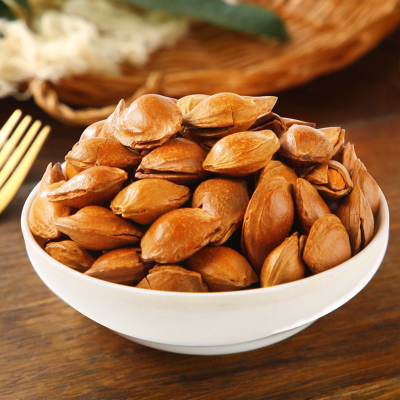 Hạt hạnh trắng nứt vỏ thơm bùi - rang sẵn đóng gói - ăn vặt siêu ngon