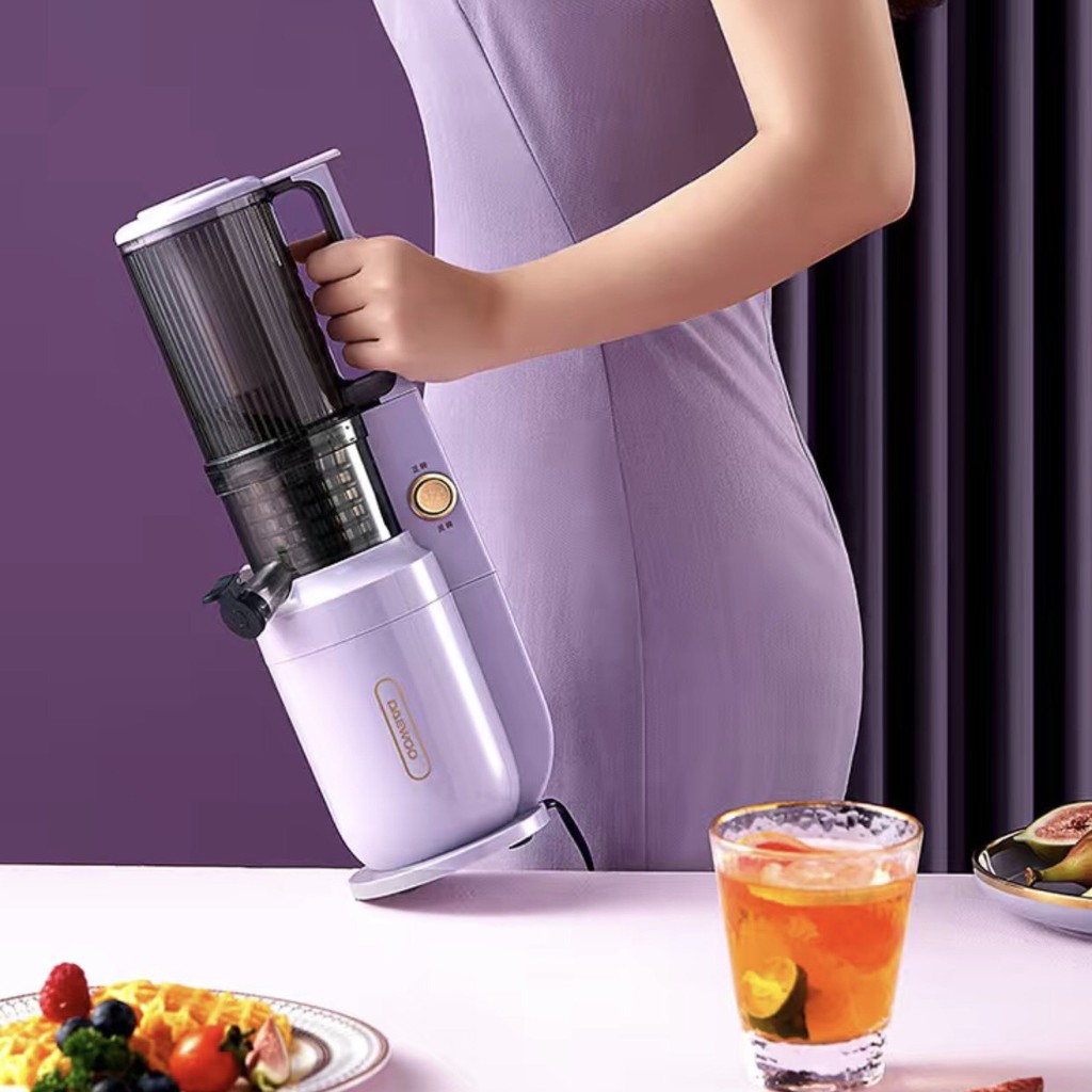 Máy ép hoa quả trái cây chậm DAEWOO bản nâng cấp cổ to bảo hành 12 tháng