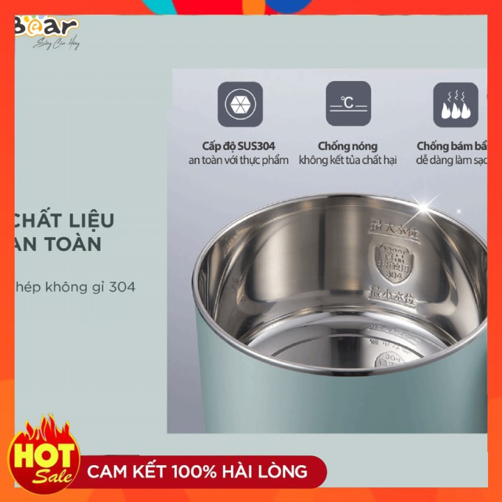 🔥BẢN QUỐC TẾ🔥 Nồi Lẩu Điện Đa Năng Bear DRG-D12M5_Nồi Lẩu Mini Đa Năng Kèm Lồng Hấp_Chính Hãng Bảo Hành 18 Tháng