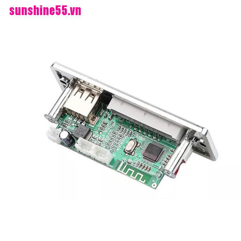 【Sunvn】BT SD USB FM Aux Radio MP3 Player Integrated Car USB Bluetooth MP3 Deco