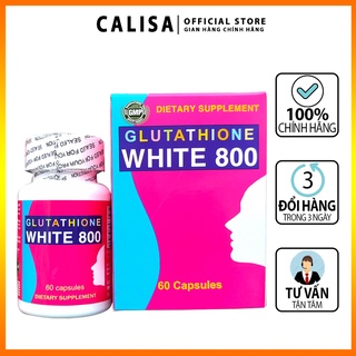 Viên uống trắng da Glutathione White 800 hỗ trợ ngừa nám nám da cấp tốc toàn thân chống lão hoá 60 viên