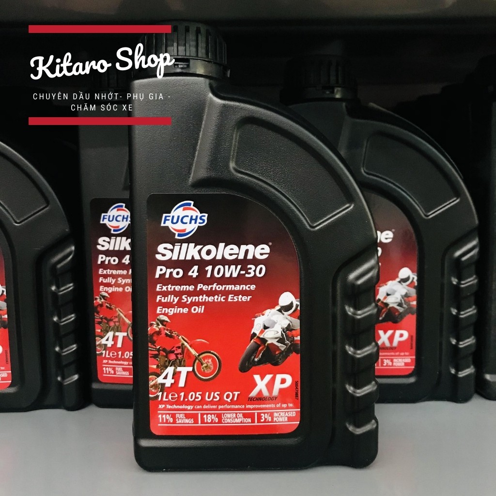 Fuchs Silkolene Pro 4 10w30 - Nhớt Gốc Ester Full Tổng Hợp Cao Cấp