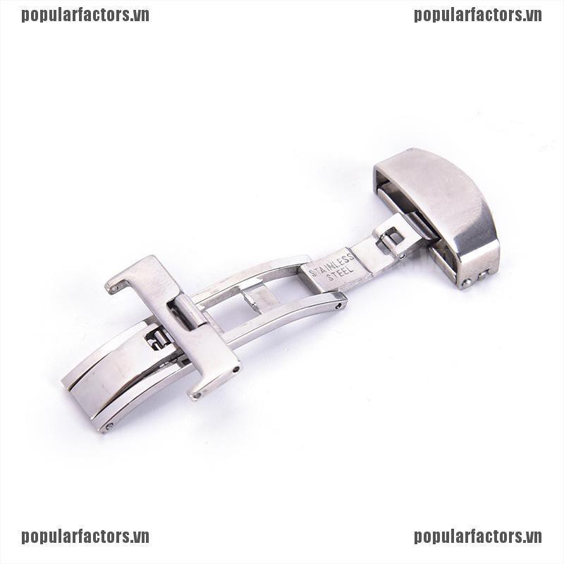 Khóa Bướm Inox Chất Lượng Cao Cho Đồng Hồ Thông Minh 18 / 20 / 22mm