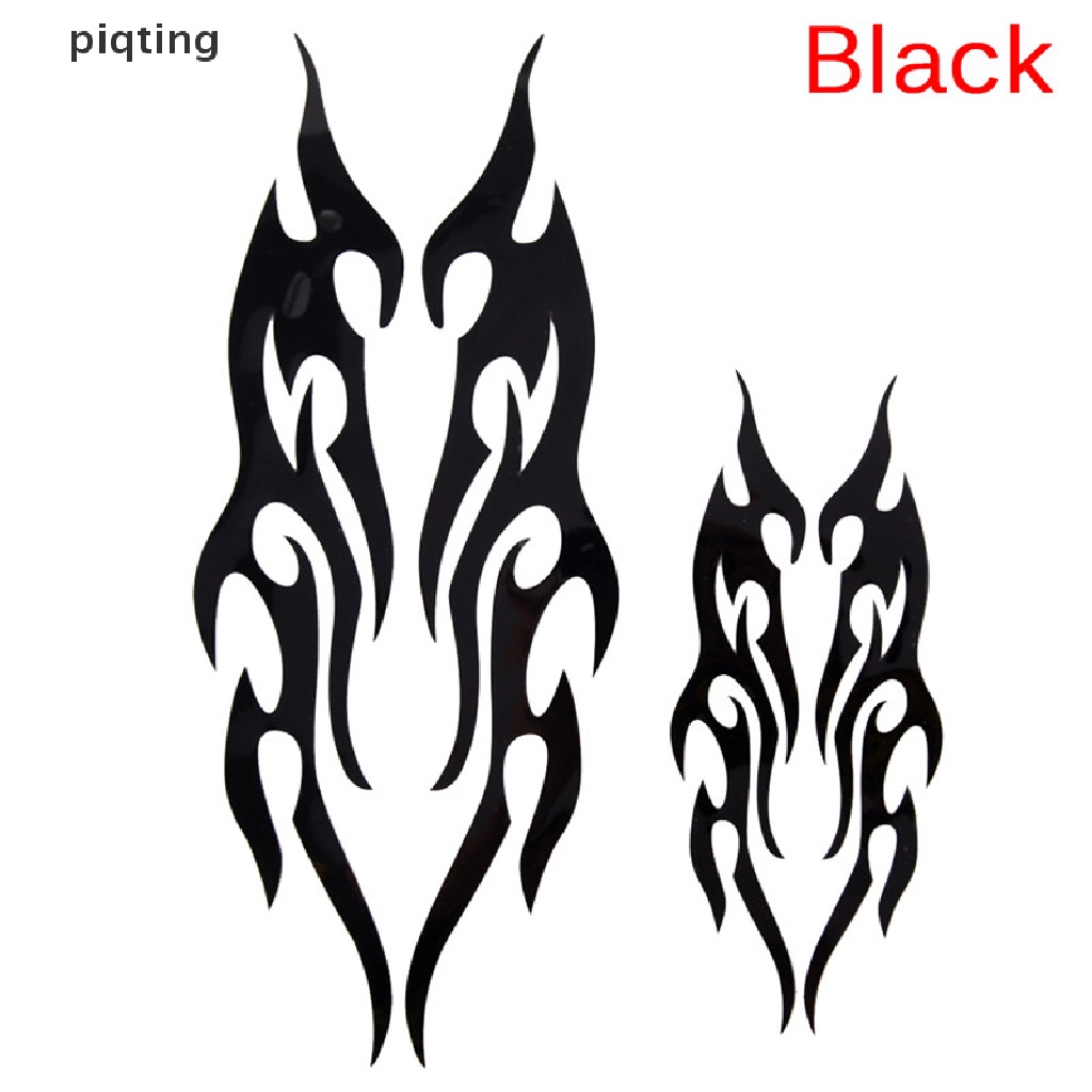 Miếng Dán Vinyl Hình Ngọn Lửa 3D Vui Nhộn Trang Trí Xe Hơi / Xe Tải / Laptop
