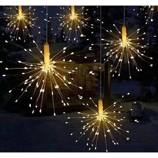 HÀNG HOT 2024 Bộ 5 Dây Đèn Led  Hình Pháo Hoa, Trang Trí Sân Vườn, Giáng Sinh Độc Đáo KHÁCH CHỌN MÀU
