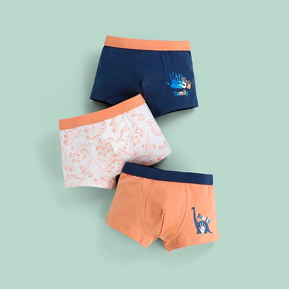 Bảng màu 1 - Set 3 sịp đùi cạp to nhiều mẫu bé trai size 100 - 170
