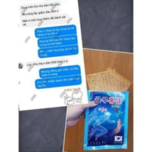 Cao dán hồng sâm nội địa Hàn Quốc