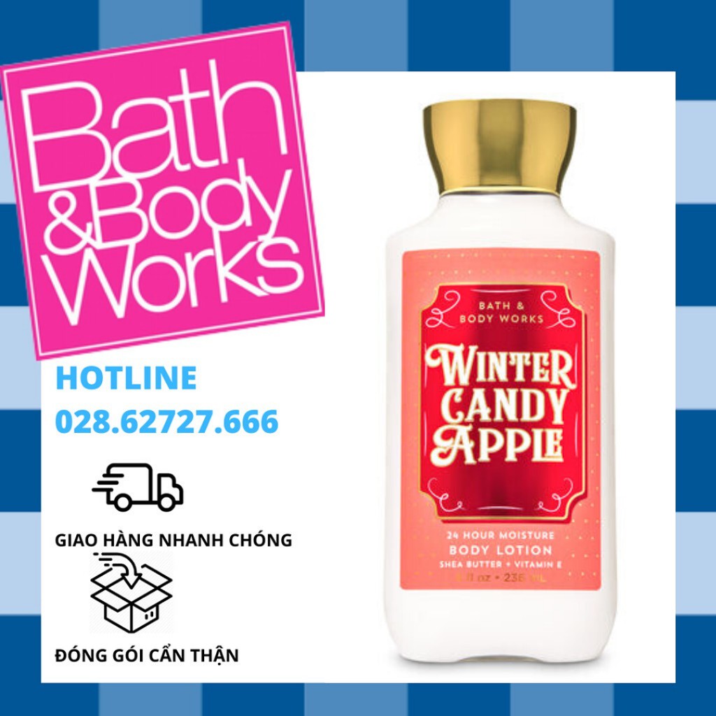 Sữa Dưỡng Thể Bath &amp; Body Works - Winter Candy Apple (236ml)