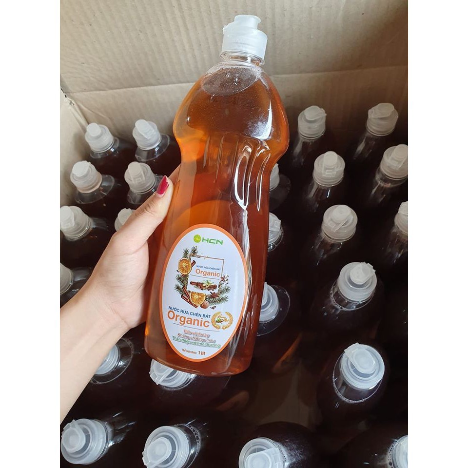 [ Gía siêu rẻ ] NƯỚC RỬA CHÉN, BÁT ORGANIC THÂN THIỆN MÔI TRƯỜNG 1000ml