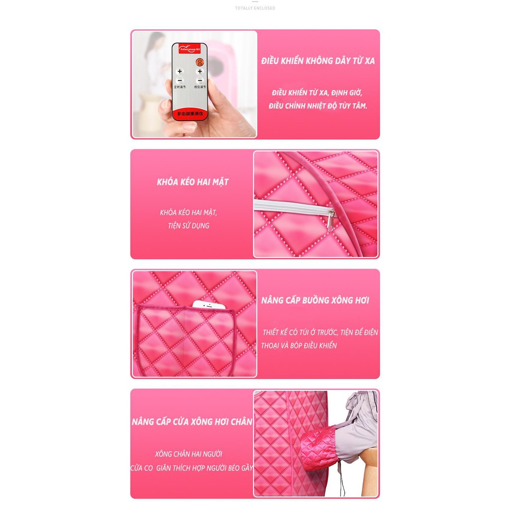 Lều xông hơi tại nhà,nồi xông hơi tự bung tiện lợi cho làn da đẹp cao cấp Beauty- Spa