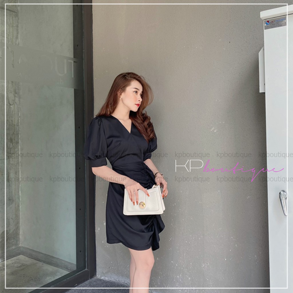 Đầm dự tiệc Kpboutique mã DG02 màu đen, chất lượng cao cấp | BigBuy360 - bigbuy360.vn