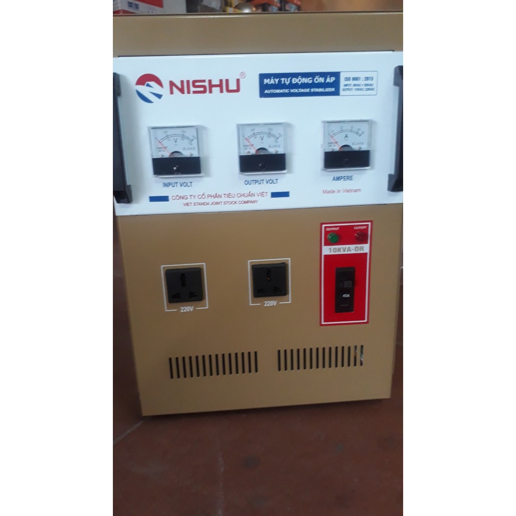 ỔN ÁP NISHU 15KVA dải rộng 50V-250V