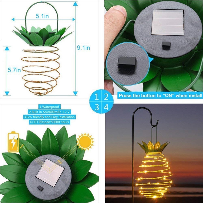 Set 2 Đèn Led 30 Bóng Sử Dụng Năng Lượng Mặt Trời