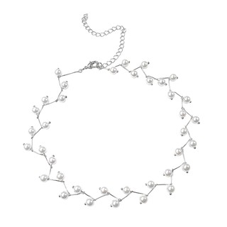 Vòng cổ choker phối ngọc trai nhân tạo duyên dáng cho nữ