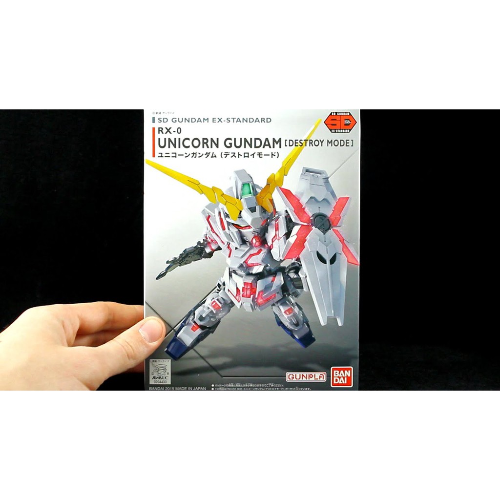 [Mã LIFE0503TOYS1 giảm 10% đơn 150k] MÔ HÌNH SD GUNDAM EX-STANDARD 005 UNICORN GUNDAM (DESTROY MODE) Bandai