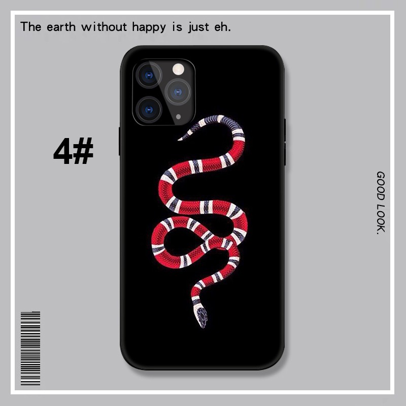 Ốp điện thoại họa tiết rắn LU98 cho iPhone X Xs Max XR 6 6s 7 8 Plus 5 5s SE 2020 6+ 6s+ 7+ 8+