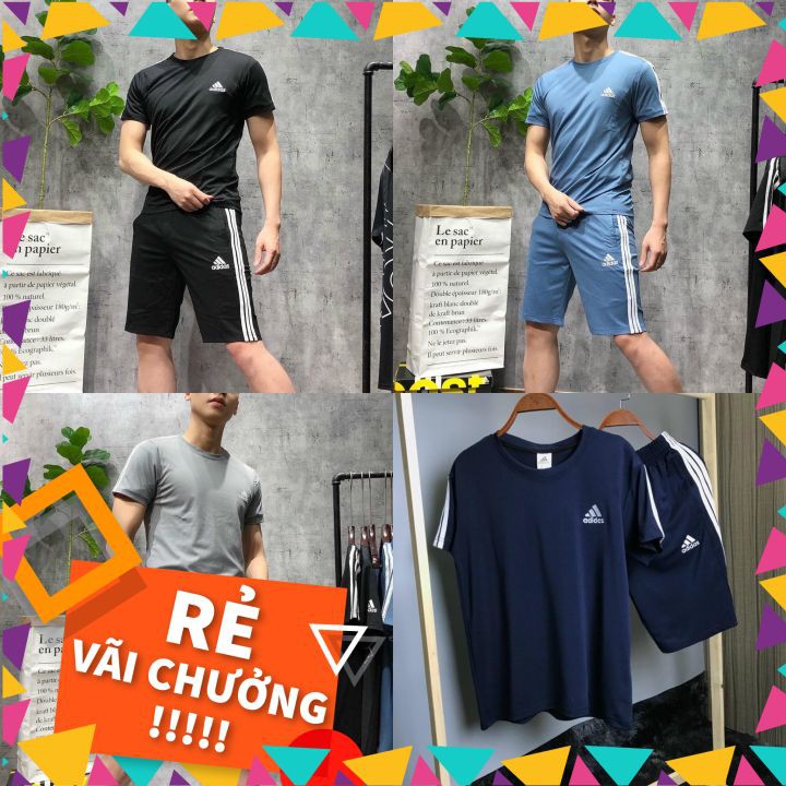 Bộ Thể Thao Nam , Năng Động Thoải Mái Mùa Hè, 4 Màu Trẻ Trung,Sale sốc 50%