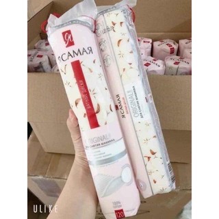 Bông tẩy trang nga 120 miếng ya samaya, bông tẩy trang nga 100% cotton 120 miếng. .