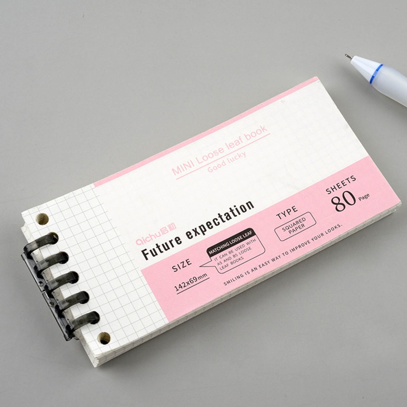 Set 80 Tờ Giấy Note 7 Lỗ Dành Cho Sổ Tay A5 B5